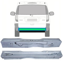 Reparaturblech innen + außen hinterer Teil für Mercedes Vito W639 2003-2014 / Satz 12561