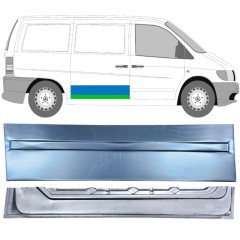 Reparaturblech für Schiebetür, außen unten für Mercedes Vito I W638 1996-2003 / Rechts / Satz 12048