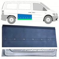MERCEDES VITO 1996-2003 SCHIEBETÜR / INNEN + AUSSEN REPARATURBLECH / SATZ / RECHTS