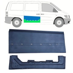 Reparaturblech für Schiebetür, außen unten für Mercedes Vito I W638 1996-2003 / Rechts / Satz 11993
