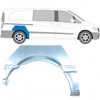 MERCEDES VITO 2003-2010 RADLAUF REPARATURBLECH / RECHTS