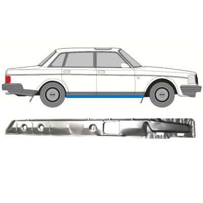 Reparaturblech Innen-Schweller für Volvo 240 1975-1993 / Rechts 16109