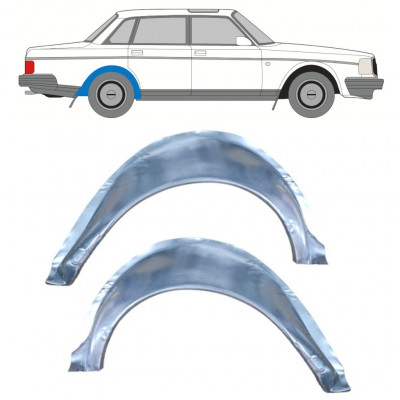 Innen hinten kotflügel reparaturblech for Volvo 240 1975-1993 / Links / Rechts / Links / Rechts 12782