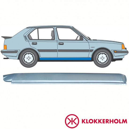 VOLVO 340 360 1975-1991 SCHWELLER REPARATURBLECH / RECHTS