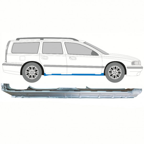 VOLVO V70 2000-2007 SCHWELLER REPARATURBLECH / RECHTS