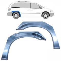 Reparaturblech Kotflügel hinten für Chrysler Voyager 2000-2008 / Links+Rechts / Satz 9203