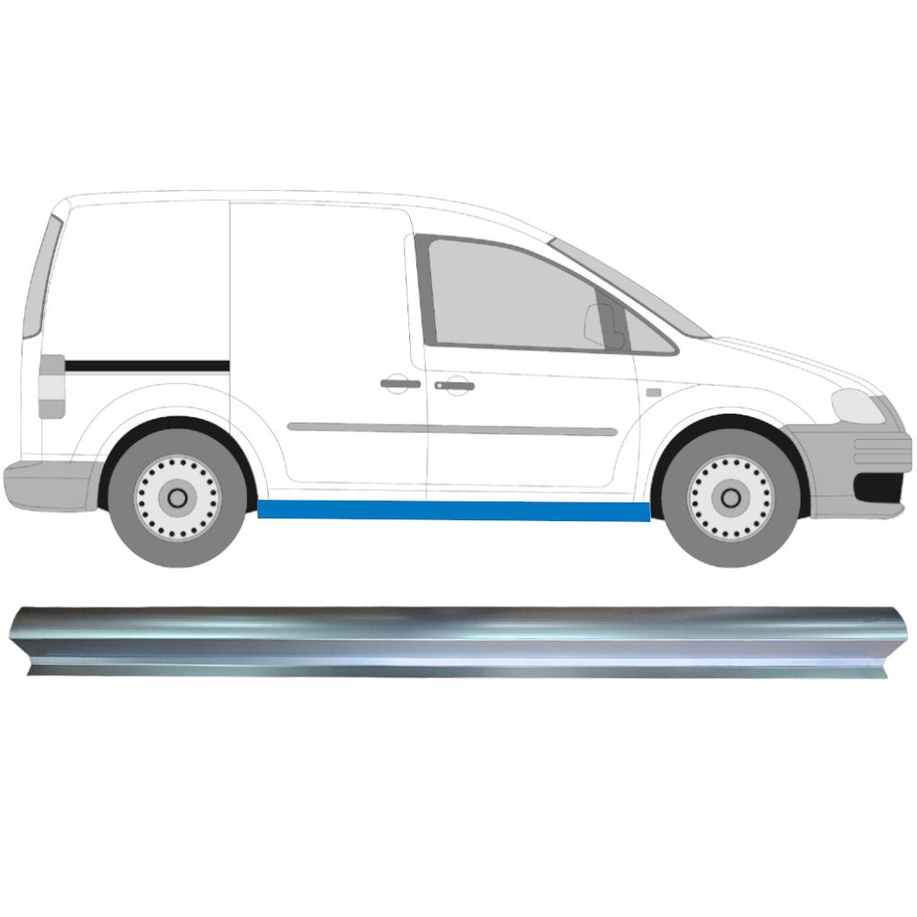 Reparaturblech Schweller Für Volkswagen Caddy 2004-2020 / Links = Rechts (Symmetrisch) 7080