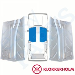 Reparaturblech für Unterboden für Volkswagen Golf 1 1974-1985 / Links+Rechts / Satz 10340