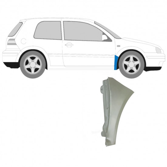 VW GOLF MK4 1997-2006 VORNE KOTFLÜGEL REPARATURBLECH / RECHTS