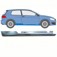 VW GOLF 6 2008- 3 TÜR SCHWELLER REPARATURBLECH / RECHTS