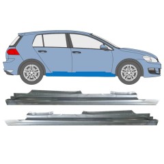 Voll schweller für Volkswagen Golf 7 2012- / Links+Rechts / Satz 9973