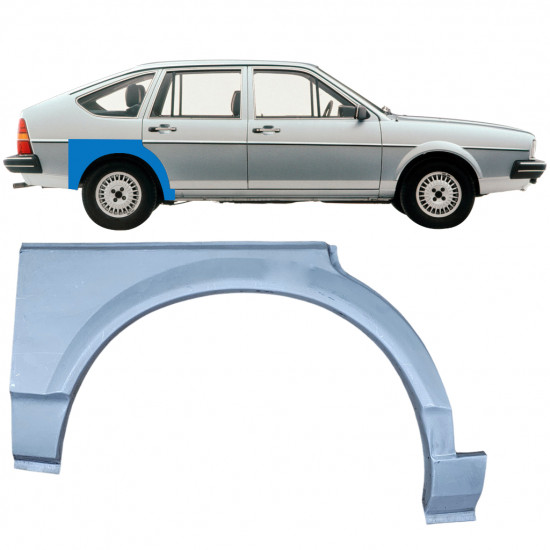 VW PASSAT B2 1980-1988 4/5 TÜR RADLAUF REPARATURBLECH / RECHTS