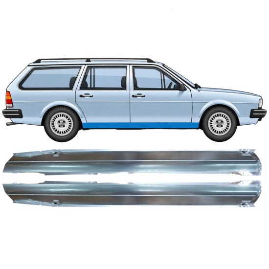 Voll schweller für Volkswagen Passat B2 1980-1988 / Links+Rechts / COMBI / SEDAN / HATCHBACK / Satz 9604