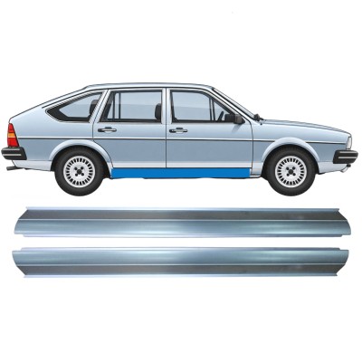 Reparaturblech Schweller für Volkswagen Passat B2 1980-1988 / Links = Rechts (symmetrisch) / COMBI / SEDAN / HATCHBACK / Satz 11262