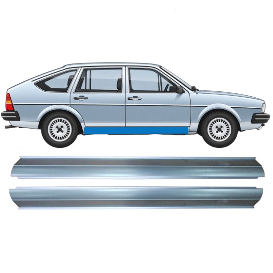 Reparaturblech Schweller für Volkswagen Passat B2 1980-1988 / Links = Rechts (symmetrisch) / COMBI / SEDAN / HATCHBACK / Satz 11262