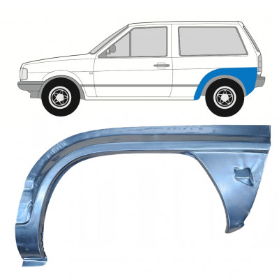 VW POLO 1981-1984 RADLAUF REPARATURBLECH / LINKS
