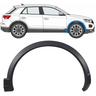 Seitenleiste Kotflügel vorne für Volkswagen T-Roc 2017- / Rechts 17027