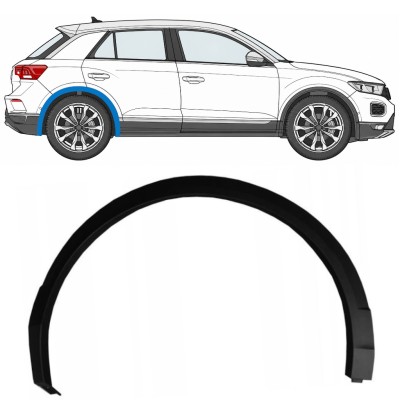 Seitenleiste Kotflügel hinten für Volkswagen T-Roc 2017- / Rechts 17029