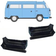 Reparaturblech vorderer Tritt für Volkswagen Transporter T2 1967-1979 / Links+Rechts / Satz 10346