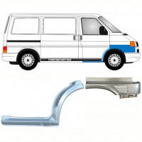 VW T4 1996- VORNE RADLAUF REPARATURBLECH + VORNE KOTFLÜGEL + SCHWELLER REPARATURBLECH / SATZ / RECHTS