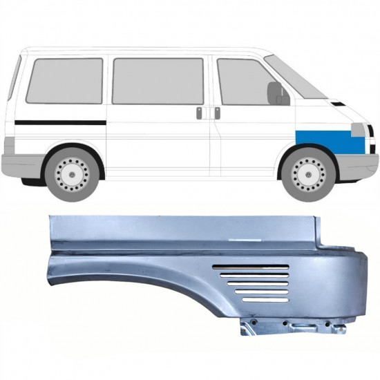 VW T4 1996-2003 VORNE KOTFLÜGEL REPARATURBLECH / RECHTS
