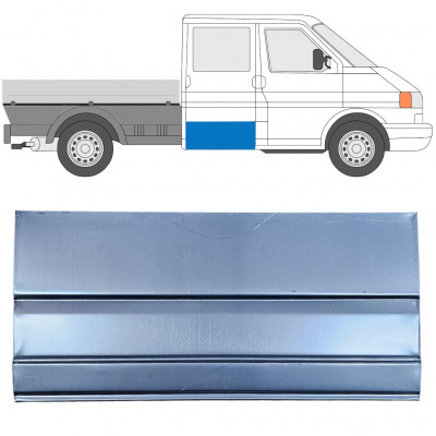 VW T4 1990-2003 DOPPELKABINE HINTEN TÜR REPARATURBLECH PANEL / RECHTS = LINKS