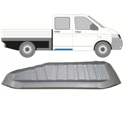 Reparaturblech für Trittstufe für Volkswagen Transporter T5 2003-2015 / Rechts 16837