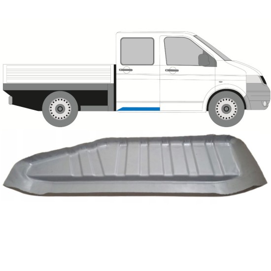 Reparaturblech für Trittstufe für Volkswagen Transporter T5 2003-2015 / Rechts 16837