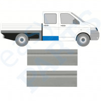 VW T5 2003-2015 DOPPELKABINE HINTEN TÜR NÄHEN PANEL / RECHTS = LINKS / SATZ