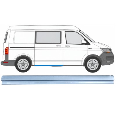 Reparaturblech Schiebetürschweller für Volkswagen Transporter T6 2015-2024 / Rechts 17183