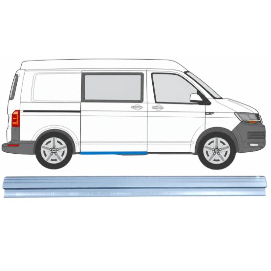 Reparaturblech Schiebetürschweller für Volkswagen Transporter T6 2015-2024 / Rechts 17183