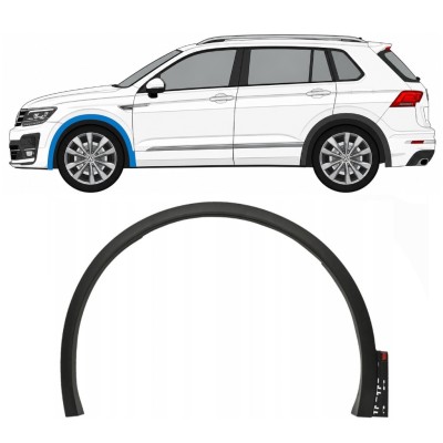 Seitenleiste Kotflügel vorne für Volkswagen Tiguan 2016-2020 R-Line / Links 14862