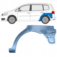 VW TOURAN 2010-2015 RADLAUF REPARATURBLECH / LINKS