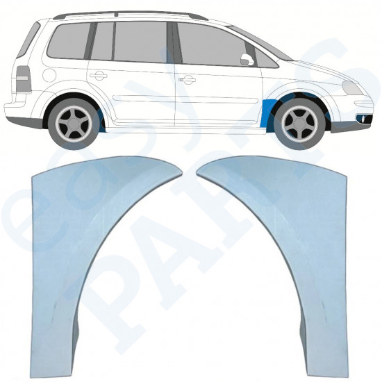 VW TOURAN 2003-2015 VORNE KOTFLÜGEL REPARATURBLECH / SATZ