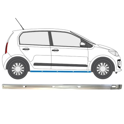 Reparaturblech Innen-Schweller für Volkswagen UP! 2011- / Rechts 14857