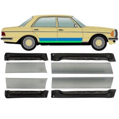 Reparaturblech innen + außen vorderer + hinterer Tür für Mercedes W123 1975-1985 / Links+Rechts / Satz 9646