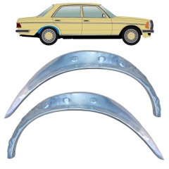 Reparaturblech Innenkotflügel hinten für Mercedes W123 1975-1985 / Links+Rechts / Satz 9838