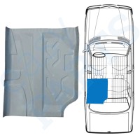 Reparaturblech für Unterboden für Mercedes W123 1975-1985 / Links 16049