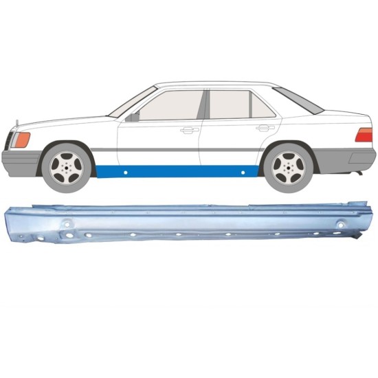 Voll schweller für Mercedes E-Class W124 1984-1996 / Links 6364
