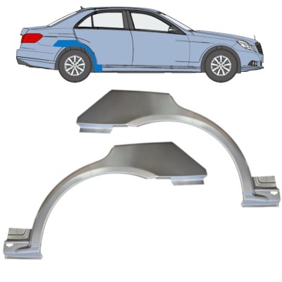 Reparaturblech Kotflügel hinten für Mercedes-Benz E-Class W212 2009-2016 / Links+Rechts / Satz 14867