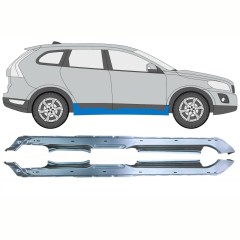 Voll schweller für Volvo XC60 2008-2017 / Links+Rechts / Satz 10345