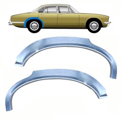 Reparaturblech Kotflügel hinten für Jaguar XJ 1968-1973 / Links+Rechts / Satz 10744
