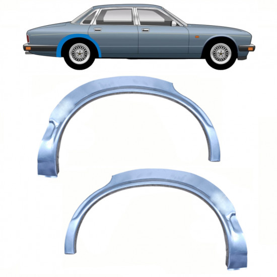 JAGUAR XJ 1986-1994 RADLAUF REPARATURBLECH / SATZ