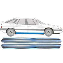 Reparaturblech Schweller für Citroen XM 1989-2000 / Links+Rechts / Satz 11344