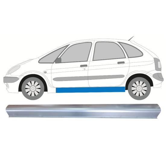 Reparaturblech unterer Schweller für Citroen Xsara Picasso 1999-2012 / Links 16889