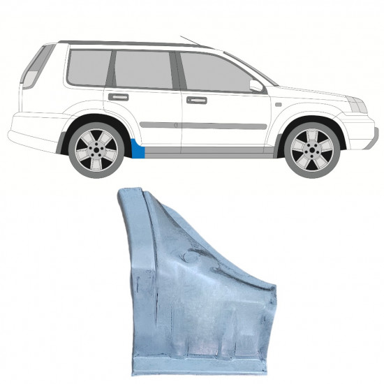 NISSAN X-TRAIL 2001-2007 SCHWELLER REPARATURBLECH / RECHTS