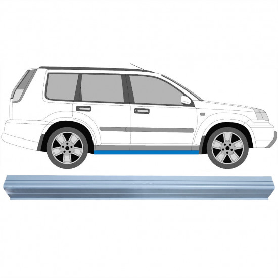 NISSAN X-TRAIL 2001-2007 SCHWELLER REPARATURBLECH / RECHTS = LINKS