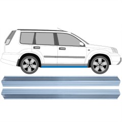 Reparaturblech Schweller für Nissan X-Trail 2001-2007 / Links+Rechts / Satz 11947