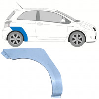 TOYOTA YARIS 2006-2011 3 TÜR HINTEN RADLAUF REPARATURBLECH / RECHTS