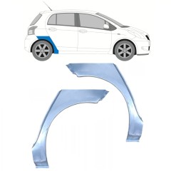 Reparaturblech Kotflügel hinten für Toyota Yaris 2006-2011 / Links+Rechts / Satz 10619